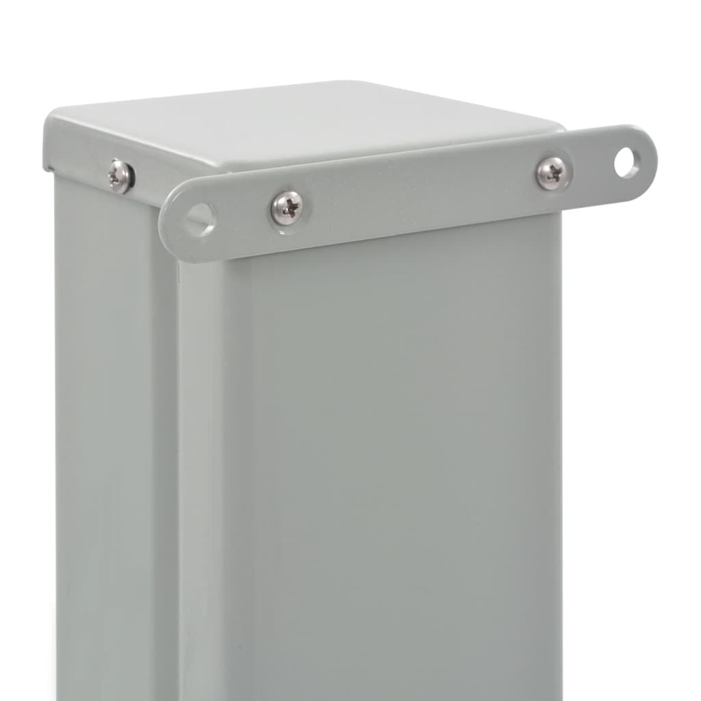 vidaXL Ausziehbare Seitenmarkise 60×300 cm Grau