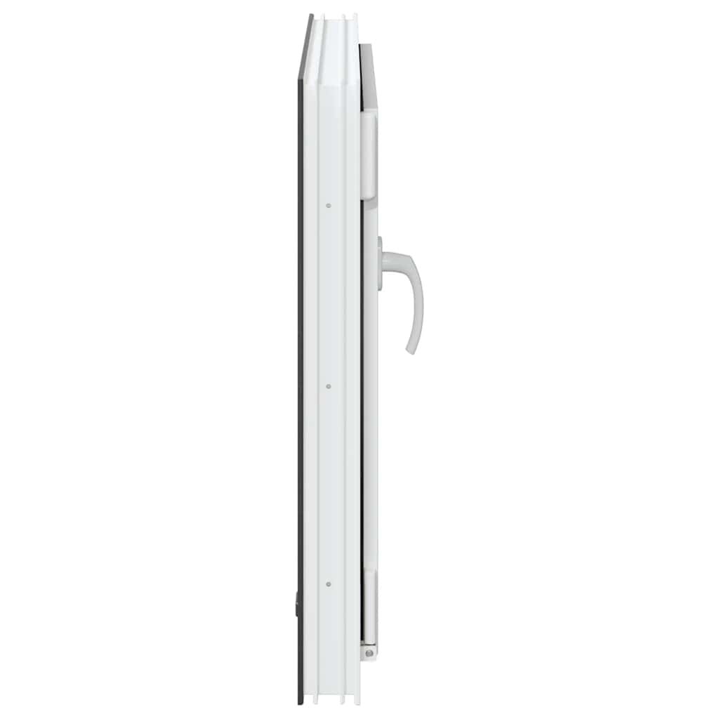 vidaXL Kellerfenster "RISOR" 50x50 cm Drehkipp DIN Links Anthrazit