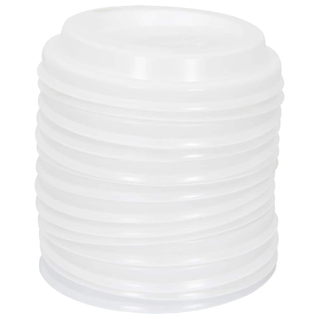 vidaXL Pappbecher mit Deckeln 1000 Stk. 4oz 120ml