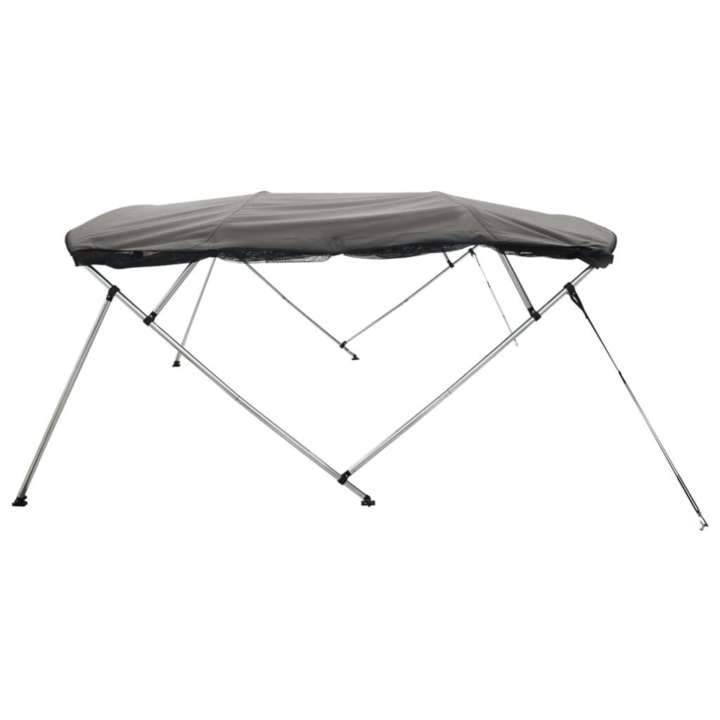 vidaXL 4-Bow Bimini-Top mit Mesh-Seitenteilen 243x(170-182)x137 cm